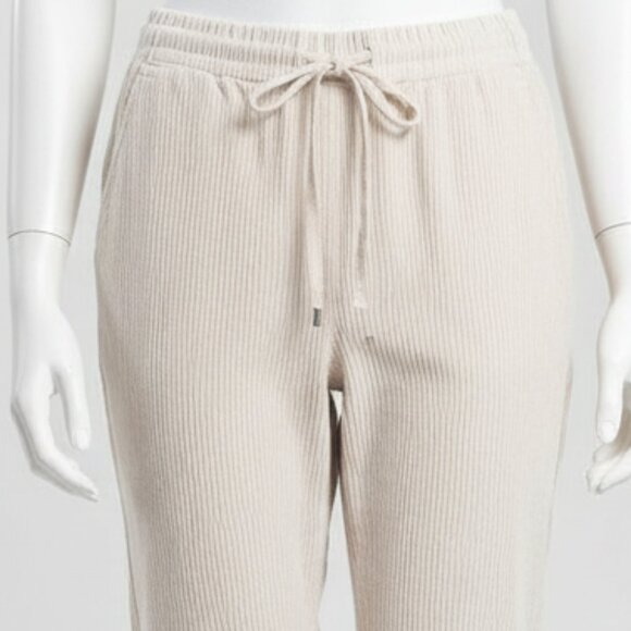 NWT J. Crew Drawstring White British Khaki Striped Linen Pants 24 - Picture 10 of 15
